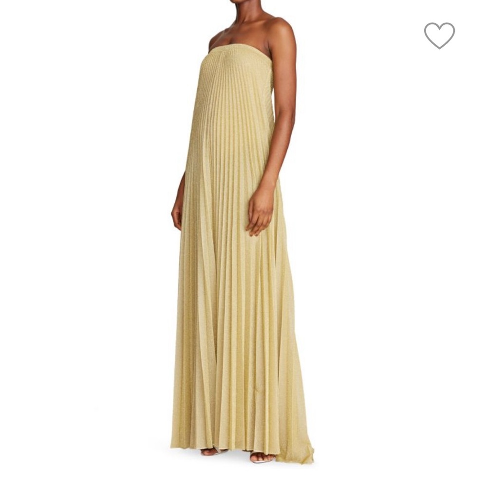 Halston Juliet Metallic Gown
